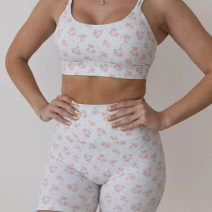 Active Sports Bra - Vintage Rose Edition